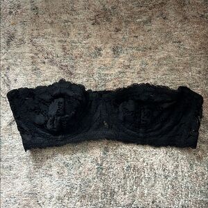 NWOT free people intimately lace underwire strapless bra